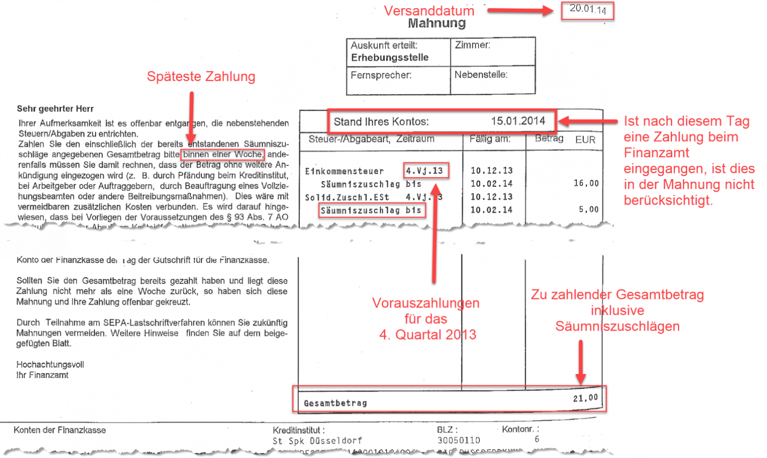 Mahnung | Ihre Finanzämter Des Landes Nordrhein-Westfalen